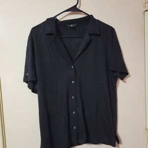 Women's Black Short Sleeve Banana Republic